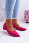 Classic Suede Fuchsia pumps Rheya