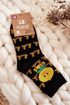 Women's Cotton Socks Black Duck