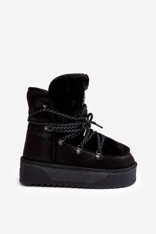 Waterproof Platform Vegan Snow Boots DFranklin DFSH371008 Black