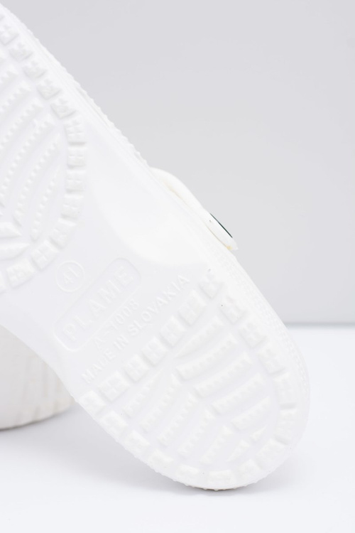 Men's Swimming Pool Flip Flops Kroks EVA White