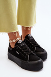 Damskie Trampki Platforma Czarne Lee Cooper LCW-24-31-2180
