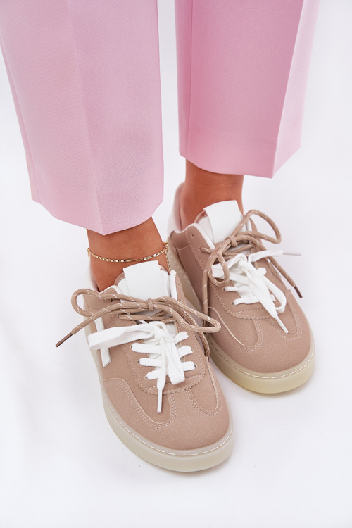 Low Women's Sports Shoes Beige Zelevelis