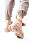 Insulated Trapper Boots Beige Demaris
