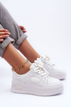 Women's Platform Sneakers White Finos