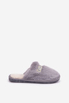 Women's Slippers With Fur And Writing Gray Kalelia