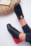 Women's Cross Jeans Sneakers Black EE2R4019C