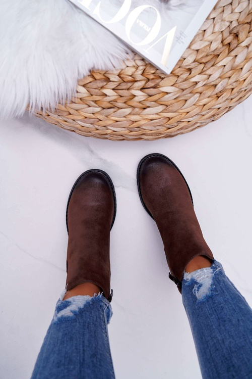 Women's Heeled Boots Sergio Leone Brown BT702