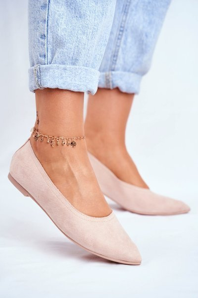 Women’s Ballerinas Eco-Suede Pink Bellissima