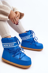 Women's tied snow boots blue Soia