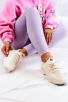 Sport Shoes Sneakers Fabric Light Beige Nolene