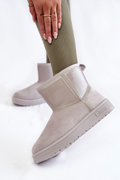 Women's Snow Boots Big Star KK274613 Grey
