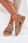 Women's Sandals With Weaving Multicolor Jelana