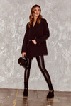 Women's Black Ankle Boots with Chain Detail Tiselo
