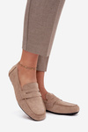 Loafers Moccasins Women's Flat Beige Soreline