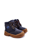 Children's Warm Boots Trappers Navy Blue Walter