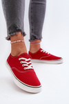 Women's Classic Red Sneakers Trainers Olvali