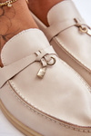 Women's Classic Moccasins Beige Cortez