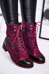 Women’s Boots Maciejka Warm Leather Purple 04625-23