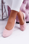 Pink Women's Suede Ballerinas Buenos