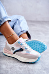 Women's sports sneakers Big Star KK274097 White and Pink