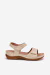 Comfortable Women's Wedge Sandals Beige Sadevale