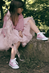 Children's High Sneakers Pink Filemon