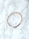 Women's Steel Bracelet With Zirconia Infinity Pink Gold Glam