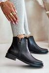 Flat Insulated Ankle Boots Black Kerima