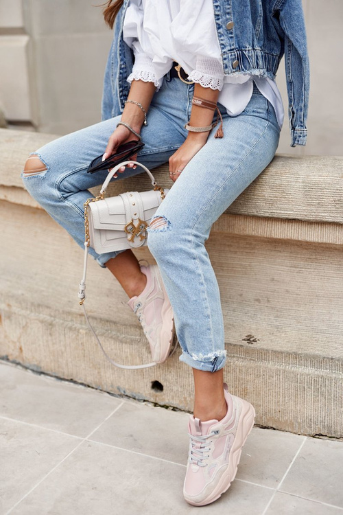 Women's Sport Shoes Sneakers Big Star GG274655 Pink