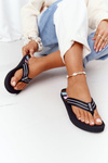 Women's Sliders Flip-Flops Big Star HH274A057 Black