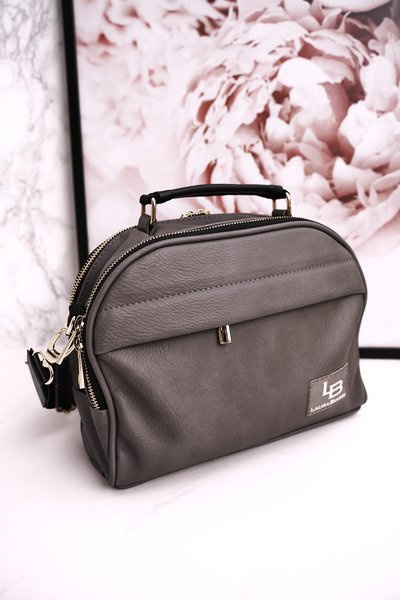 Messenger Bag Trunk Purse LAURA BIAGGI Grey