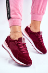 Women's Sport Shoes Sneakers Big Star Maroon GG274522