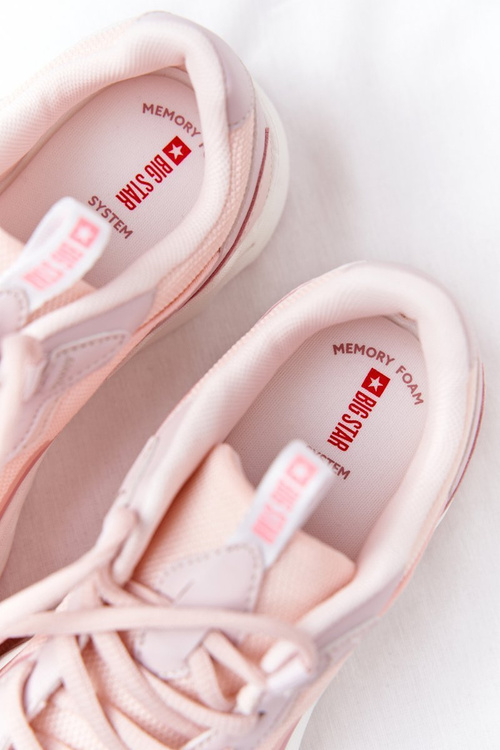 Women's Sneakers Memory Foam Big Star HH274811 Pink