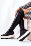 High Platform Boots Black Nellie