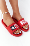 Women's Big Star Flip Flops Red DD274A267