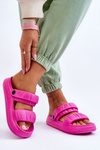 Foam Slide Sandals Fuchsia Lirell