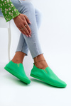 Women's Sneakers Slip-On Green Lovinia