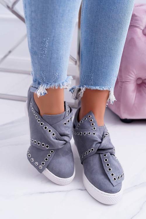 Women's Sneakers Grey Anchors LU BOO Margo