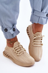 Women's Slip-on Fabric Sneakers Beige Venett