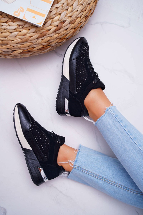 Women's Sport Shoes Black Sergio Leone Ondar