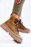 Suede Warm Boots Big Star KK274521 Beige