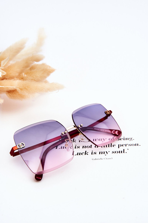 Large Women's Sunglasses 400UV E4721 Red