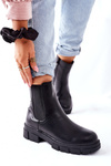 Women's Insulated Chelsea Boots Black Roulette