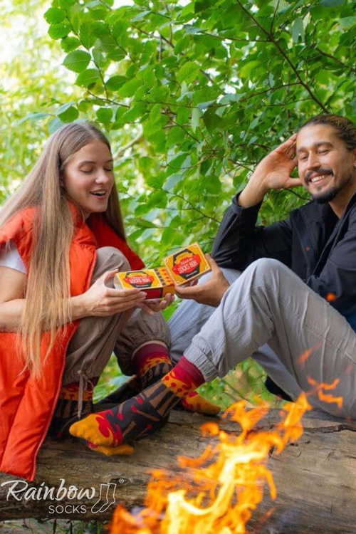 Skarpety MATCH BOX Zapałki Rainbow Socks