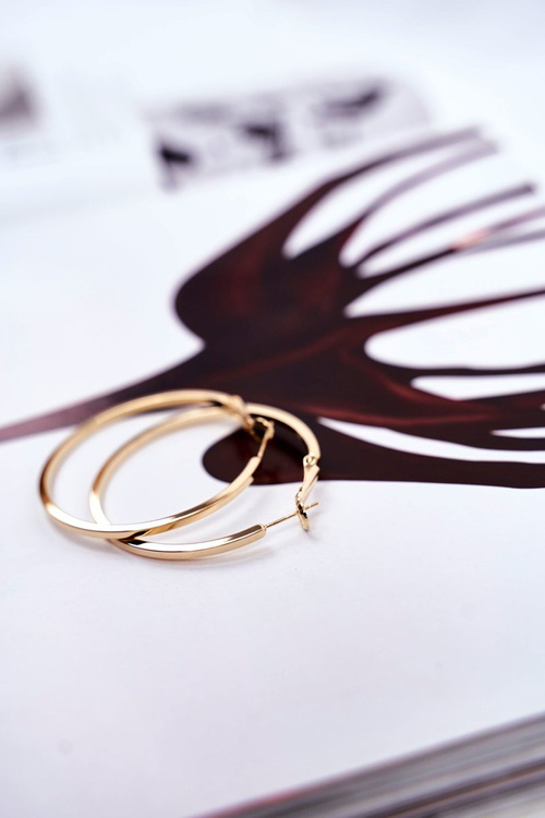 Women's Earrings Gold Wheels Hanging Silvia