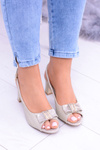 Gold Stiletto Sandals Maresgo