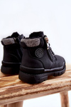 Children's Fur-insulated Boots Trappers Black Hopper 