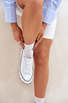 Low Women's Sneakers On Platform White Aradwin