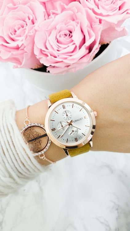 Ladies' Watch Ernest Darsi Honey Suede