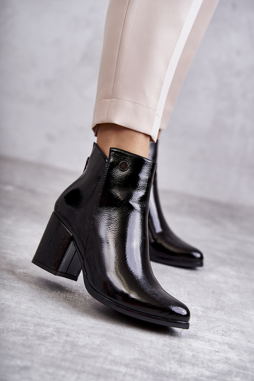 Women's Lacquered Boots La.Fi 260039B-LA Black